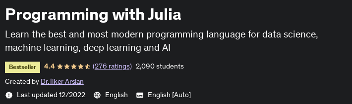 Programming with Julia