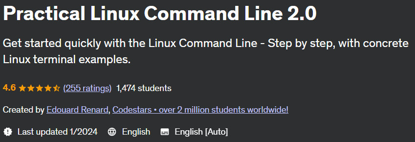 Practical Linux Command Line 2.0