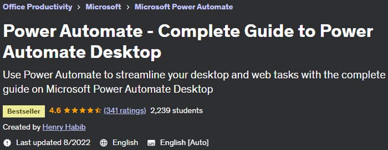 Power Automate - Complete Guide to Power Automate Desktop 