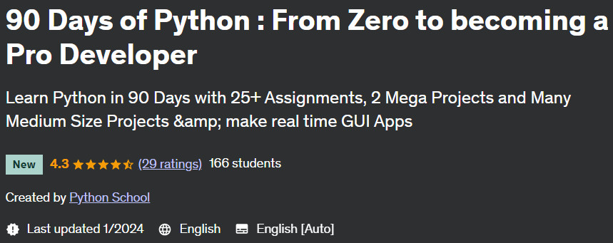 90 Days of Python: From Zero to becoming a Pro Developer