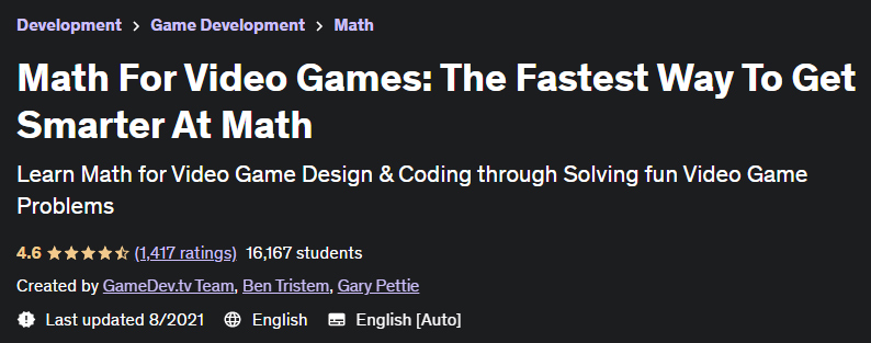 Math For Video Games: The Fastest Way To Get Smarter At Math