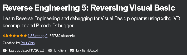 Reverse Engineering 5_ Reversing Visual Basic