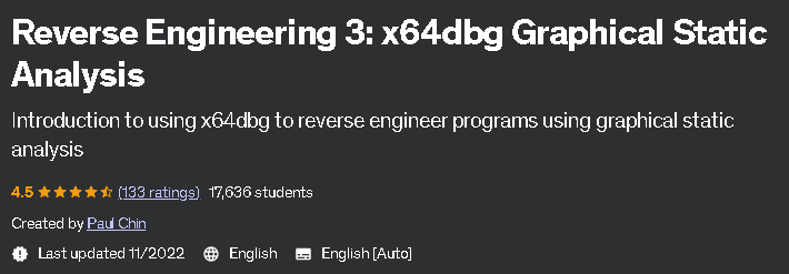 Reverse Engineering 3_ x64dbg Graphical Static Analysis