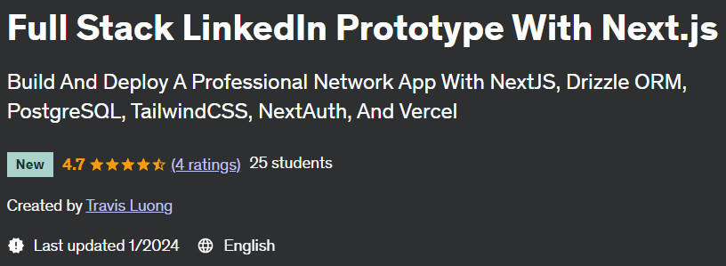 Full Stack LinkedIn Prototype With Next.js