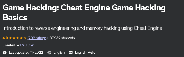 Game Hacking_ Cheat Engine Game Hacking Basics