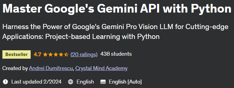 Master Google's Gemini API with Python