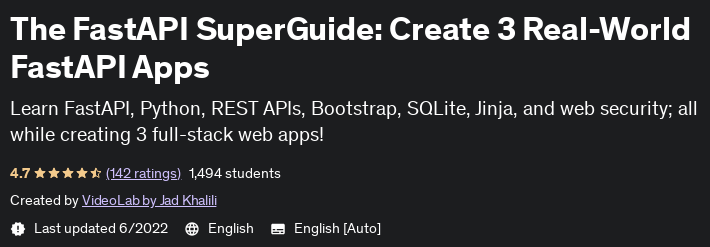 The FastAPI SuperGuide: Create 3 Real-World FastAPI Apps