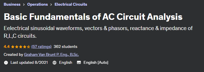 Basic Fundamentals of AC Circuit Analysis 