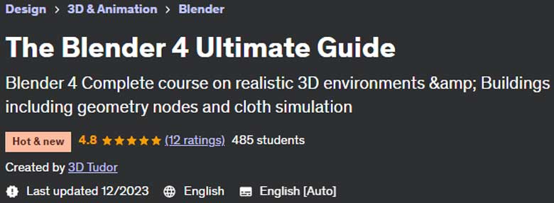 The Blender 4 Ultimate Guide