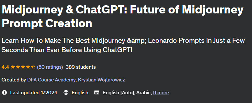 Midjourney & ChatGPT: Future of Midjourney Prompt Creation