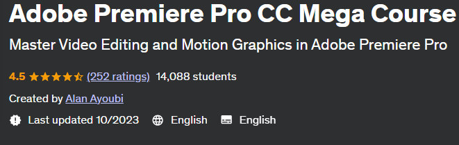 Adobe Premiere Pro CC Mega Course