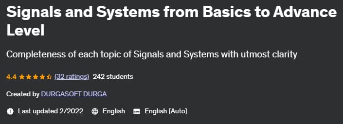 Signals and Systems from Basics to Advanced Level