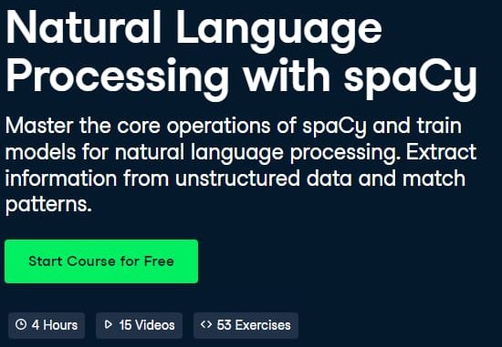 Natural Language Processing with spaCy