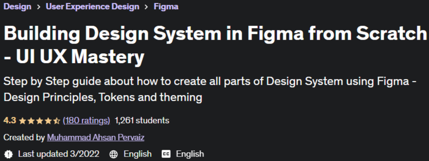 Building Design System in Figma from Scratch - UI UX Mastery