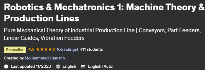 Robotics & Mechatronics 1_ Machine Theory & Production Lines