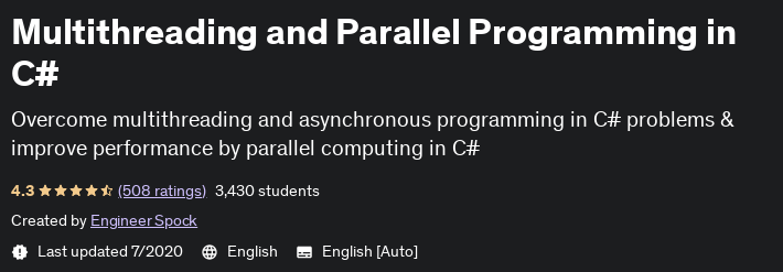 #Multithreading and Parallel Programming in C#