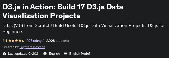 D3.js in Action: Build 17 D3.js Data Visualization Projects