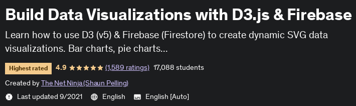 Build Data Visualizations with D3.js & Firebase