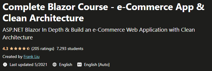Complete Blazor Course - e-Commerce App & Clean Architecture