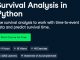 Survival Analysis in Python