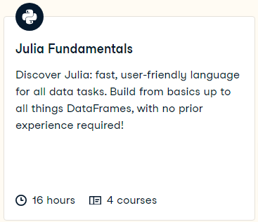 Julia Fundamentals