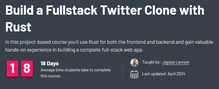 Build a Fullstack Twitter Clone with Rust