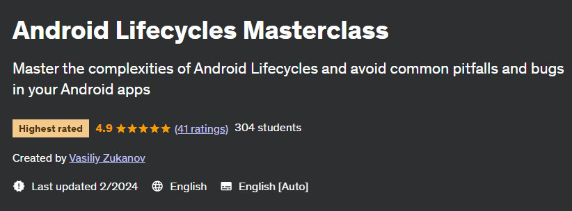 Android Lifecycles Masterclass