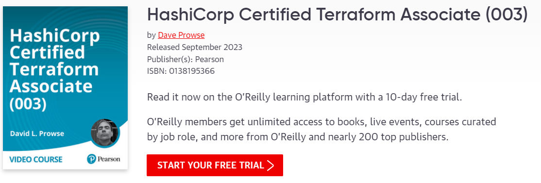 HashiCorp Certified Terraform Associate (003)