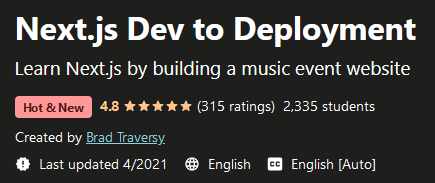 Next.js Dev to Deployment