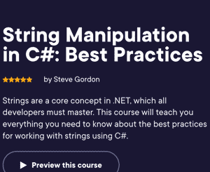 String Manipulation in C#: Best Practices