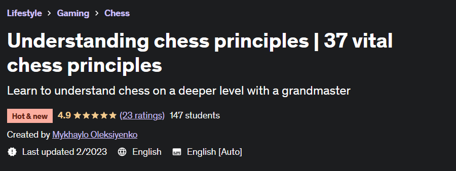 Understanding chess principles  37 vital chess principles