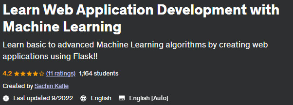 Learn Web Application Development with Machine Learning