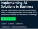 Implementing AI Solutions in Business