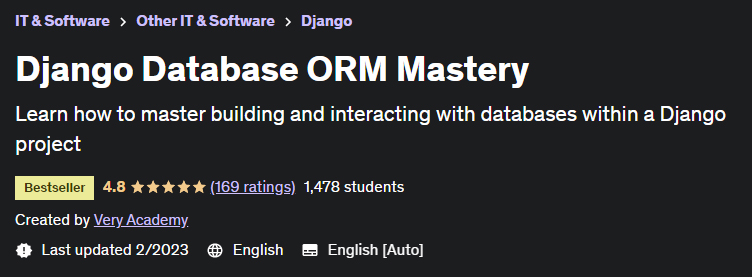 Django Database ORM Mastery