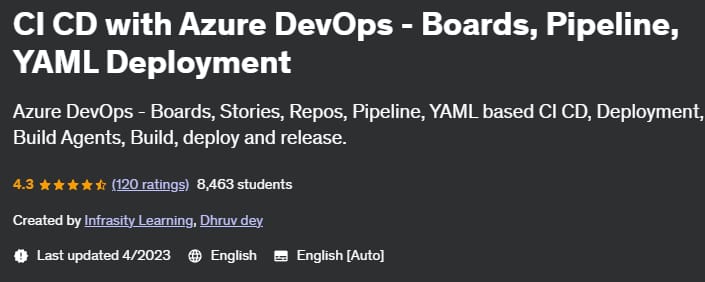 CI CD with Azure DevOps - Boards, Pipeline, YAML Deployment