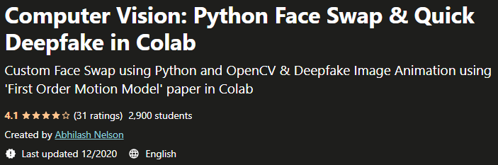 Computer Vision Python Face Swap Quick Deepfake in Colab