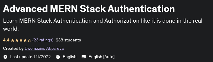 Advanced MERN Stack Authentication