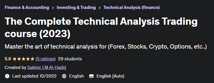 The Complete Technical Analysis Trading course (2023)