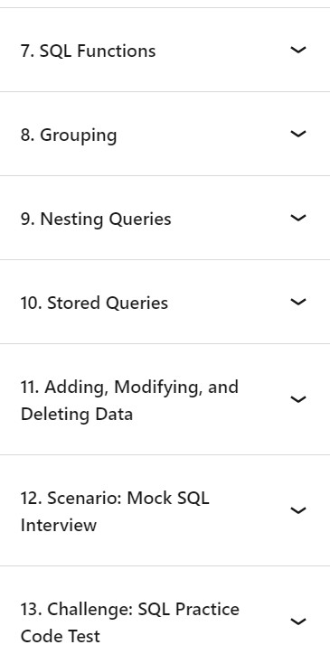 SQL Essential Training