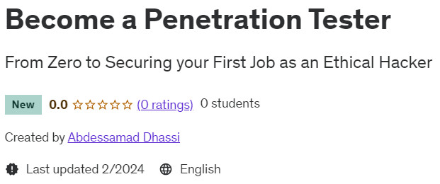 Become a Penetration Tester