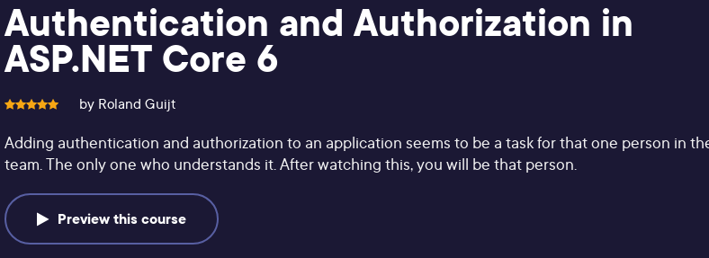 Authentication and Authorization in ASP.NET Core 6