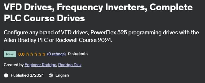 VFD Drives, Frequency Inverters, Complete PLC Course Drives