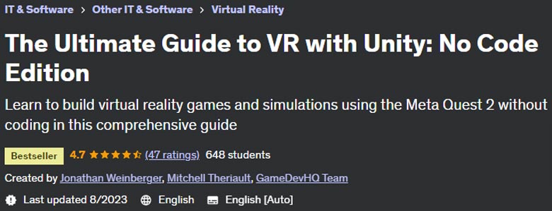 The Ultimate Guide to VR with Unity: No Code Edition