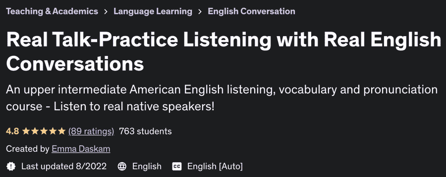 Real Talk-Practice Listening with Real English Conversations