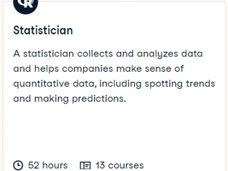 Statistician with R