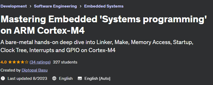 Mastering Embedded 'Systems programming' on ARM Cortex-M4 