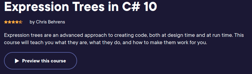 Expression Trees in C# 10