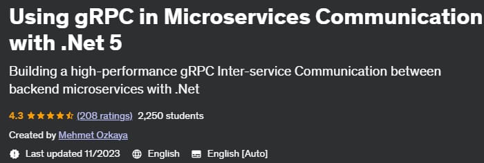 Using gRPC in Microservices Communication with .Net 5