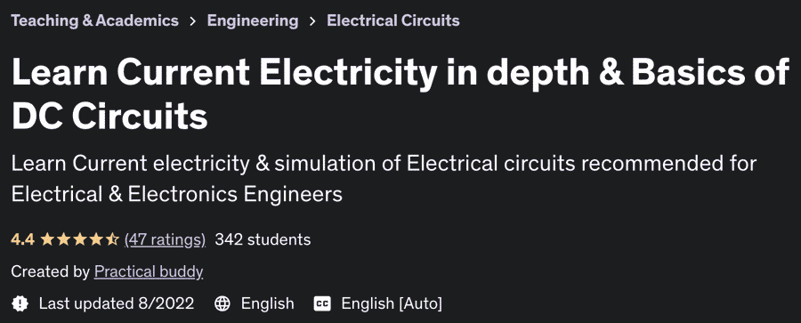 Learn Current Electricity in depth & Basics of DC Circuits