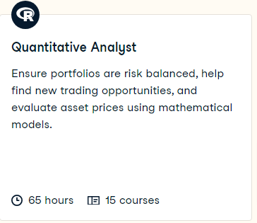 Quantitative Analyst with R